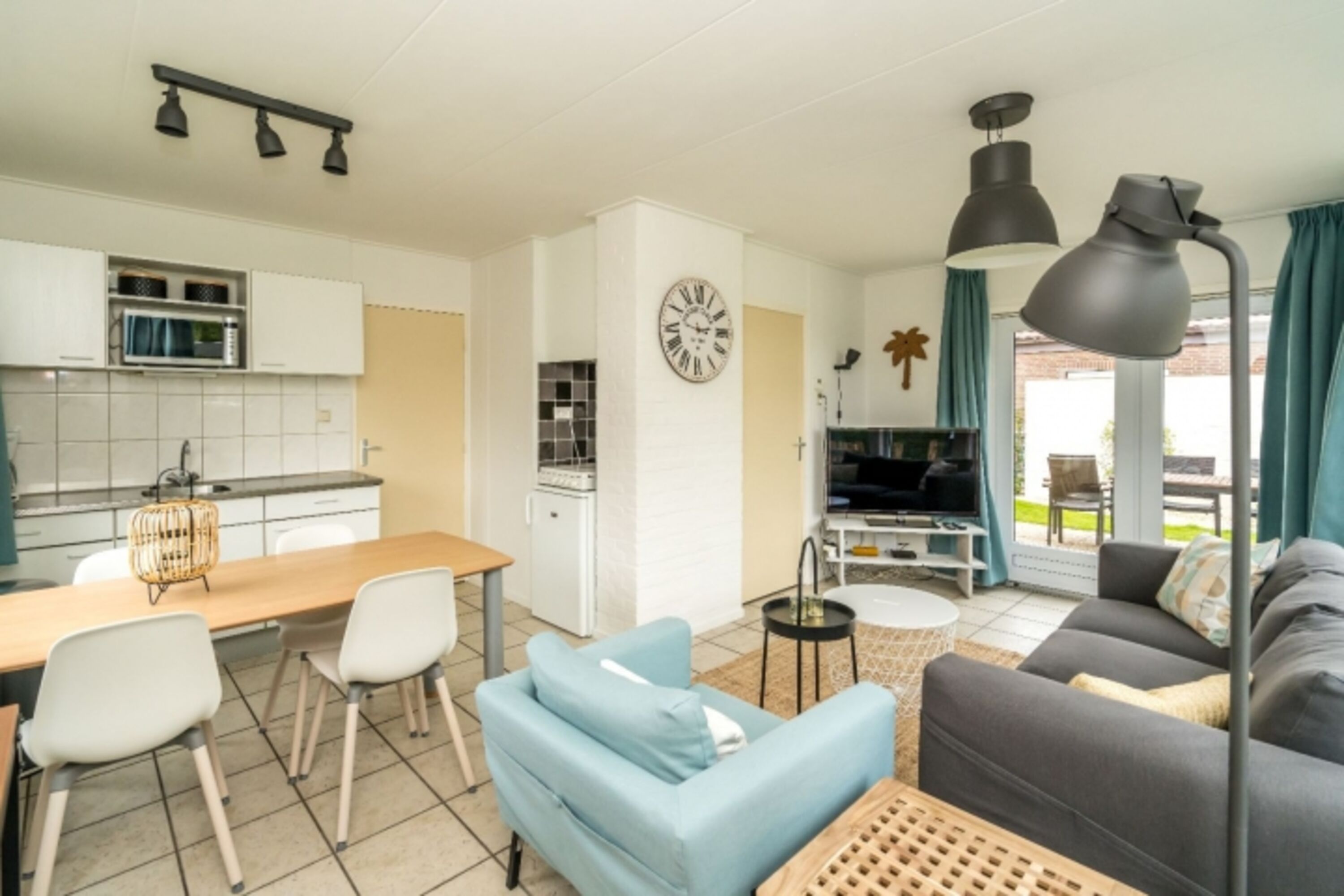 Das neu eingerichtete Wohnzimmer