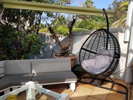 Sitzecke auf der Terrasse