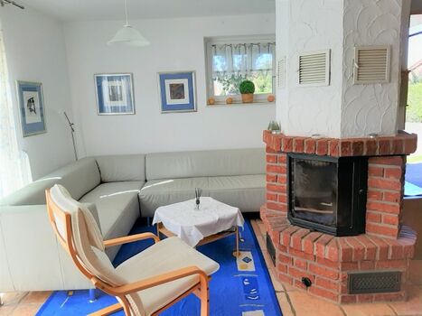 Wohnbereich mit Kaminofen