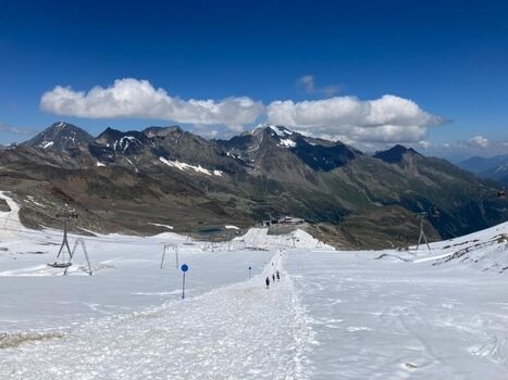 Schneewanderung im Juli/August