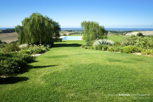 Ausblick bis hin zum Meer
