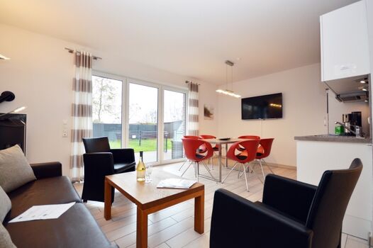 offener Wohn- Essbereich