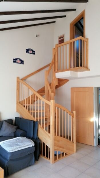 Treppe ins Schlafzimmer