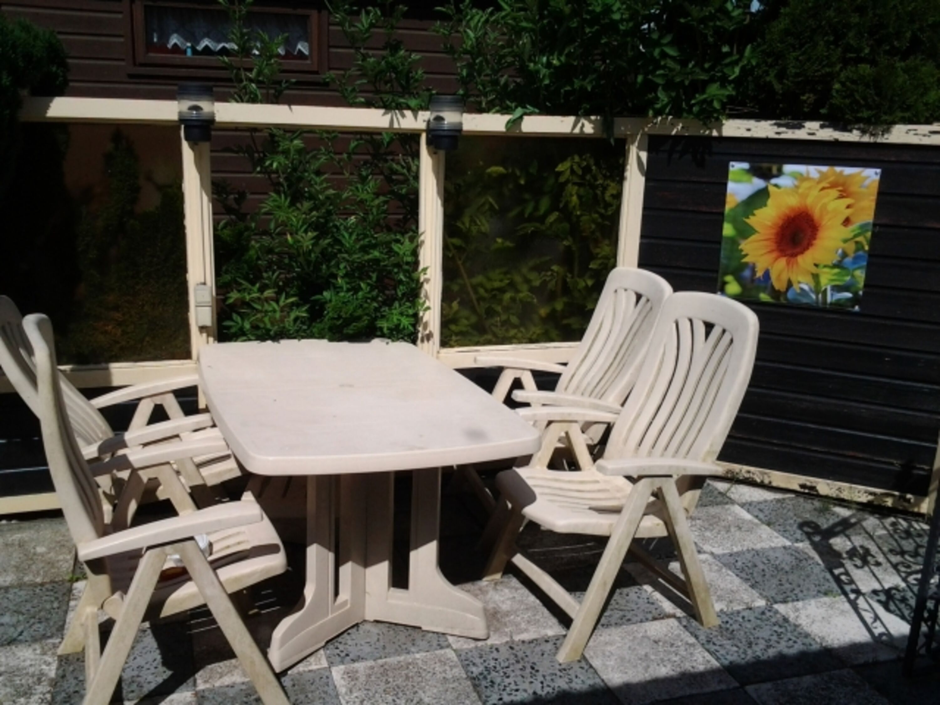 Sitzecke im Garten