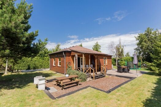 Das freistehende Ferienhaus mit sonnigem, eingezäuntem Garten