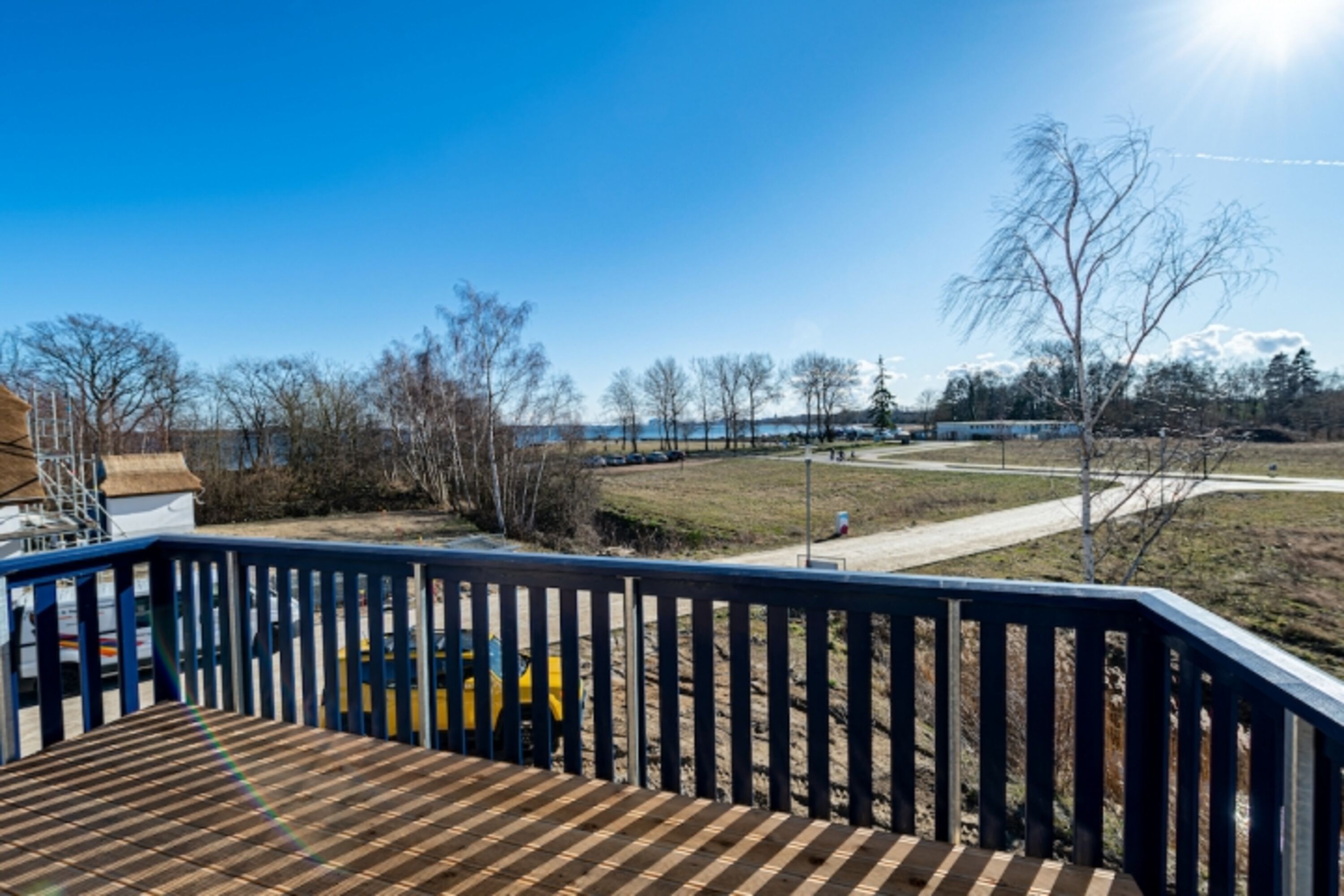 Blick vom Balkon