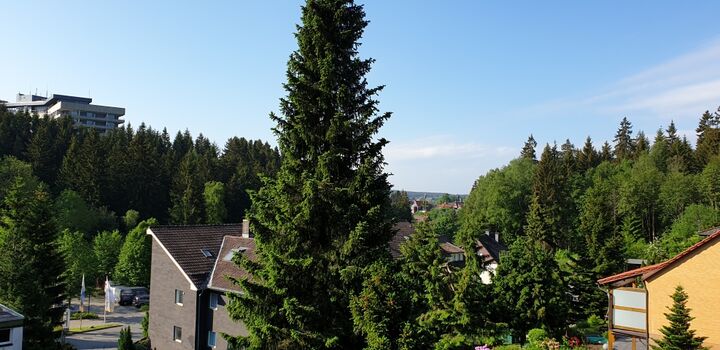 Blick vom Balkon