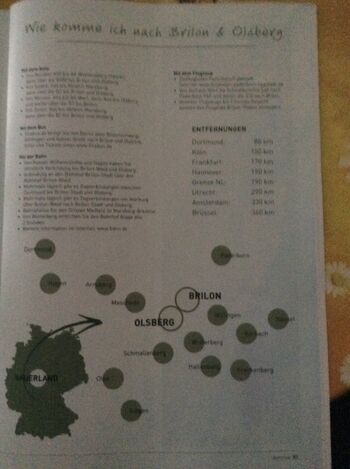 Wegbeschreibung nach Olsberg