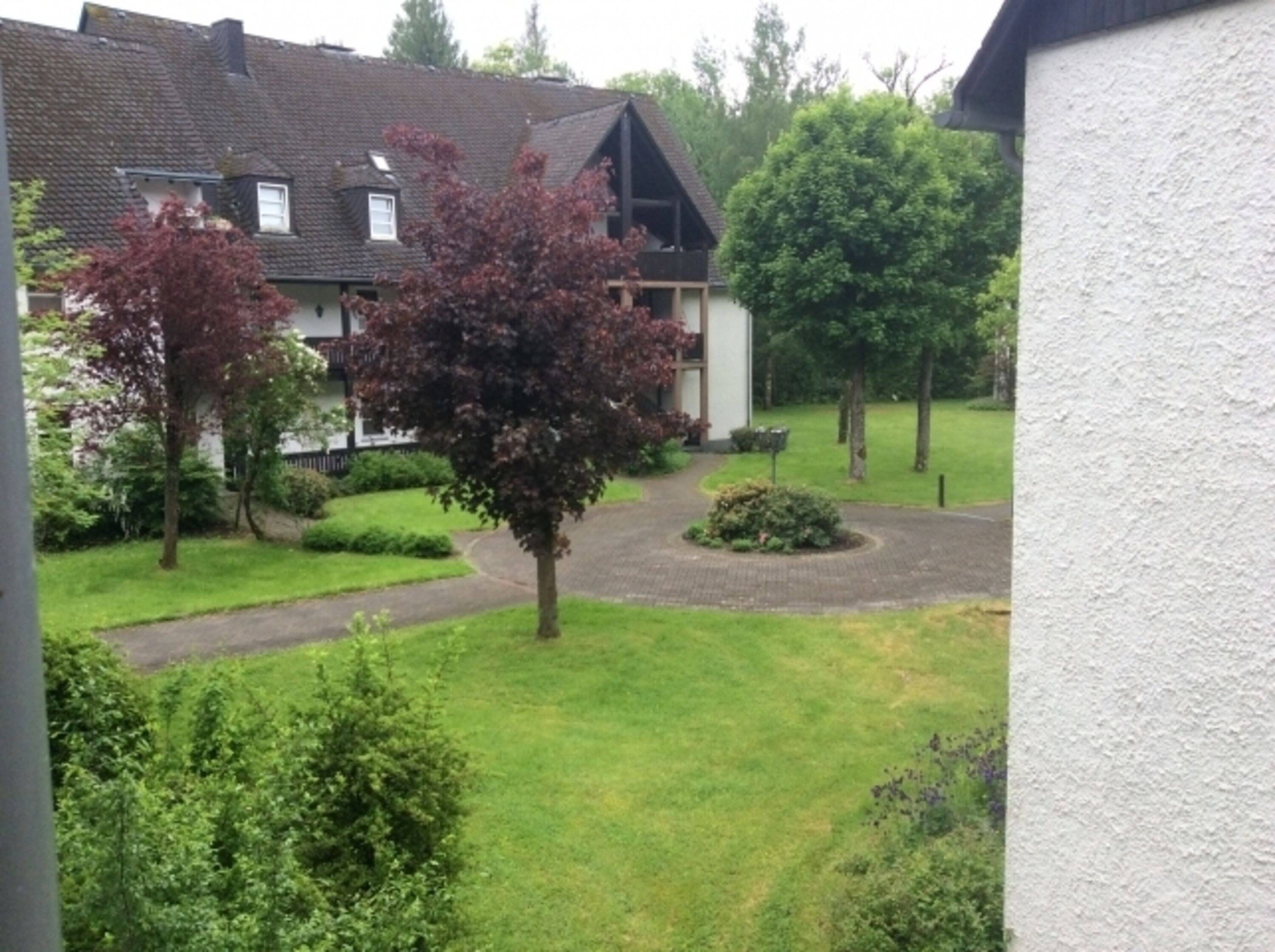 Blick vom Balkon