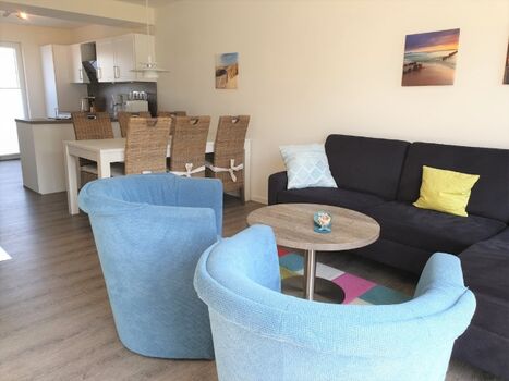 offener Wohnbereich im Erdgeschoss