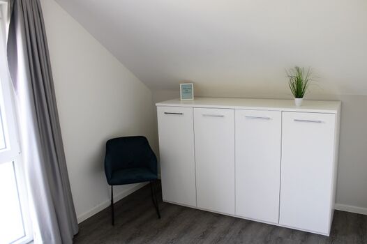 mit ausreichend Stauraum