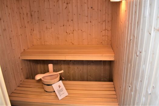 hauseigene Sauna