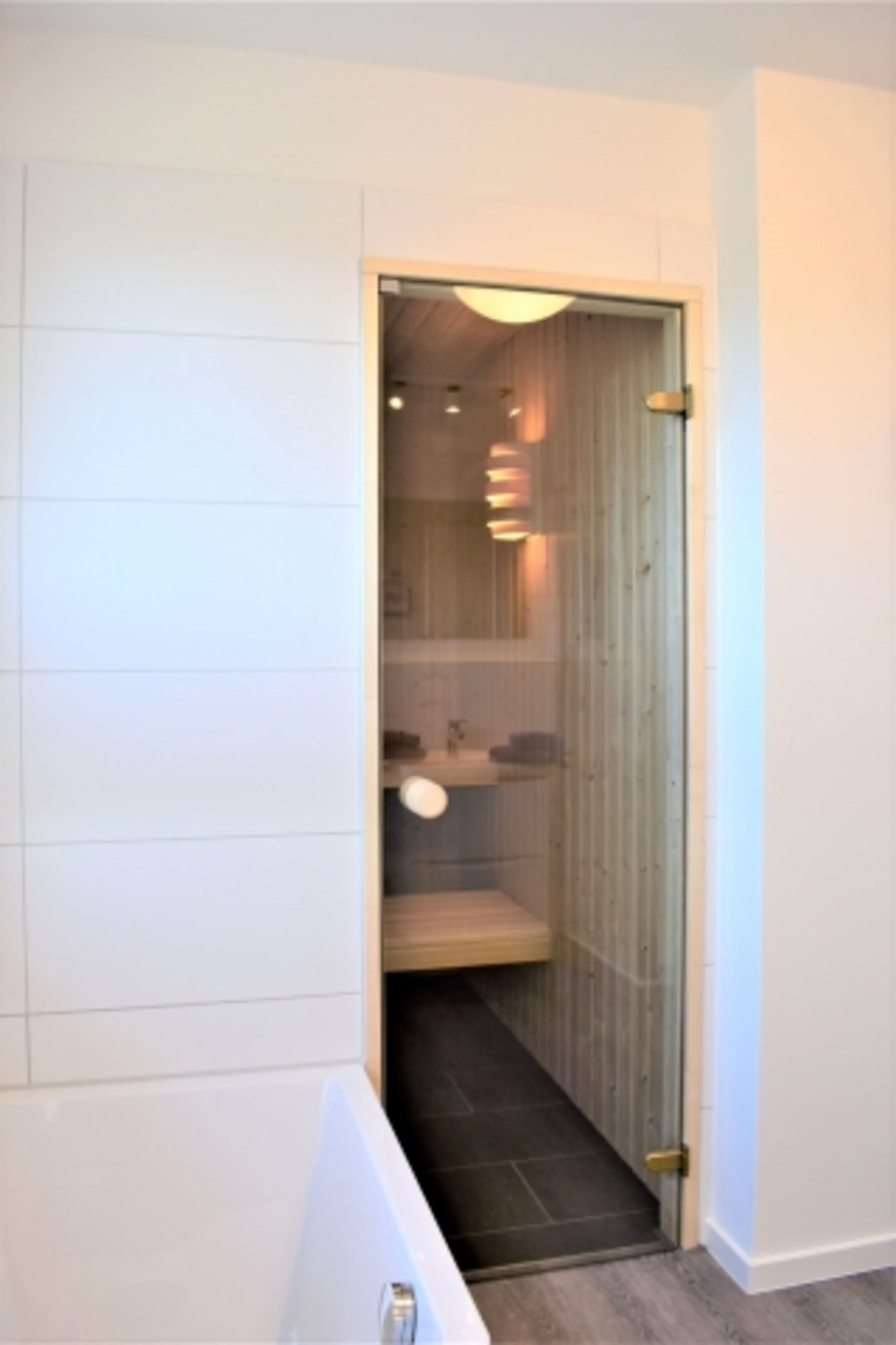 Eingang zur Sauna