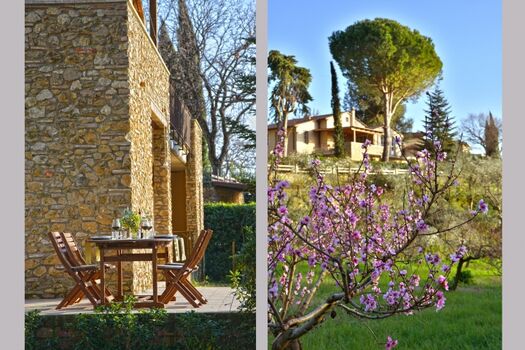 Unterhalb des Hauses