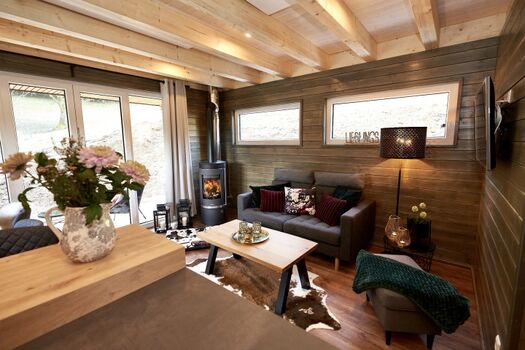 Kuschelsofa am Holzofen