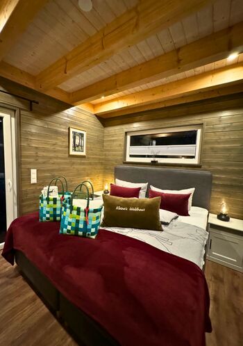 Hauptschlafzimmer, Wellnesstaschen inklusive