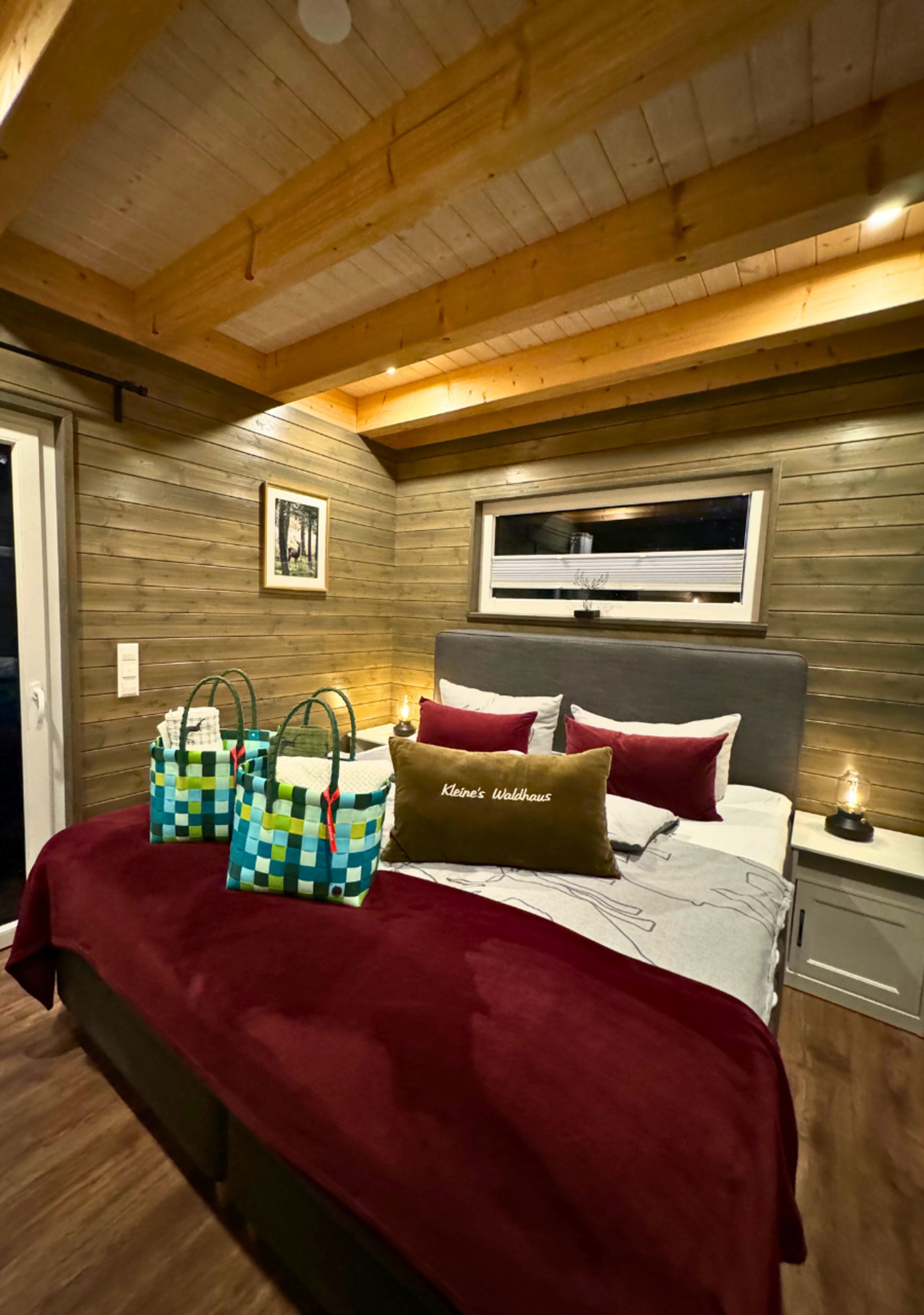 Hauptschlafzimmer, Wellnesstaschen inklusive