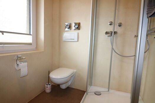 neu renoviertes Badezimmer mit Dusche