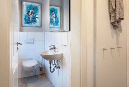 Gäste-WC im Erdgeschoss