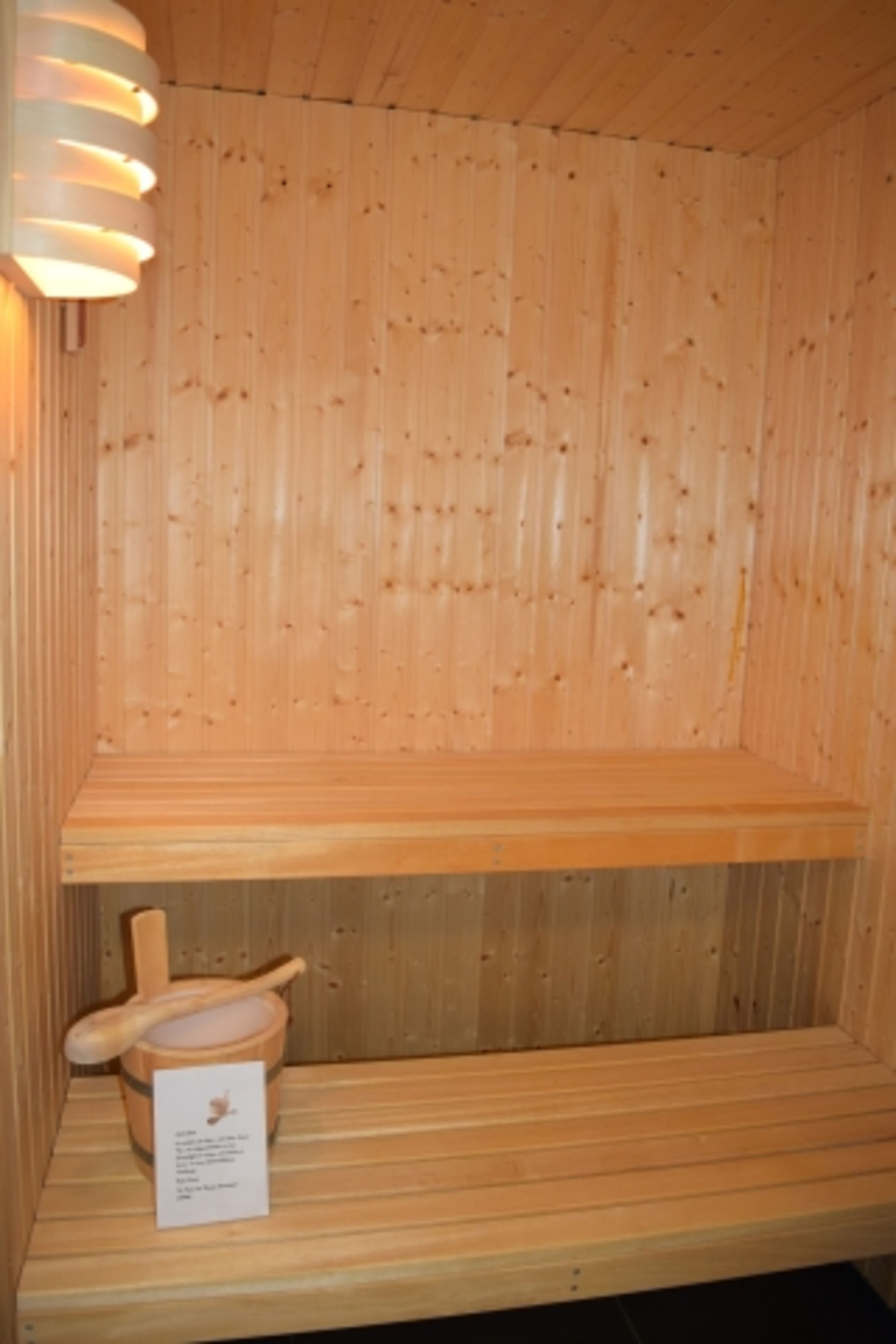 hauseigene Sauna