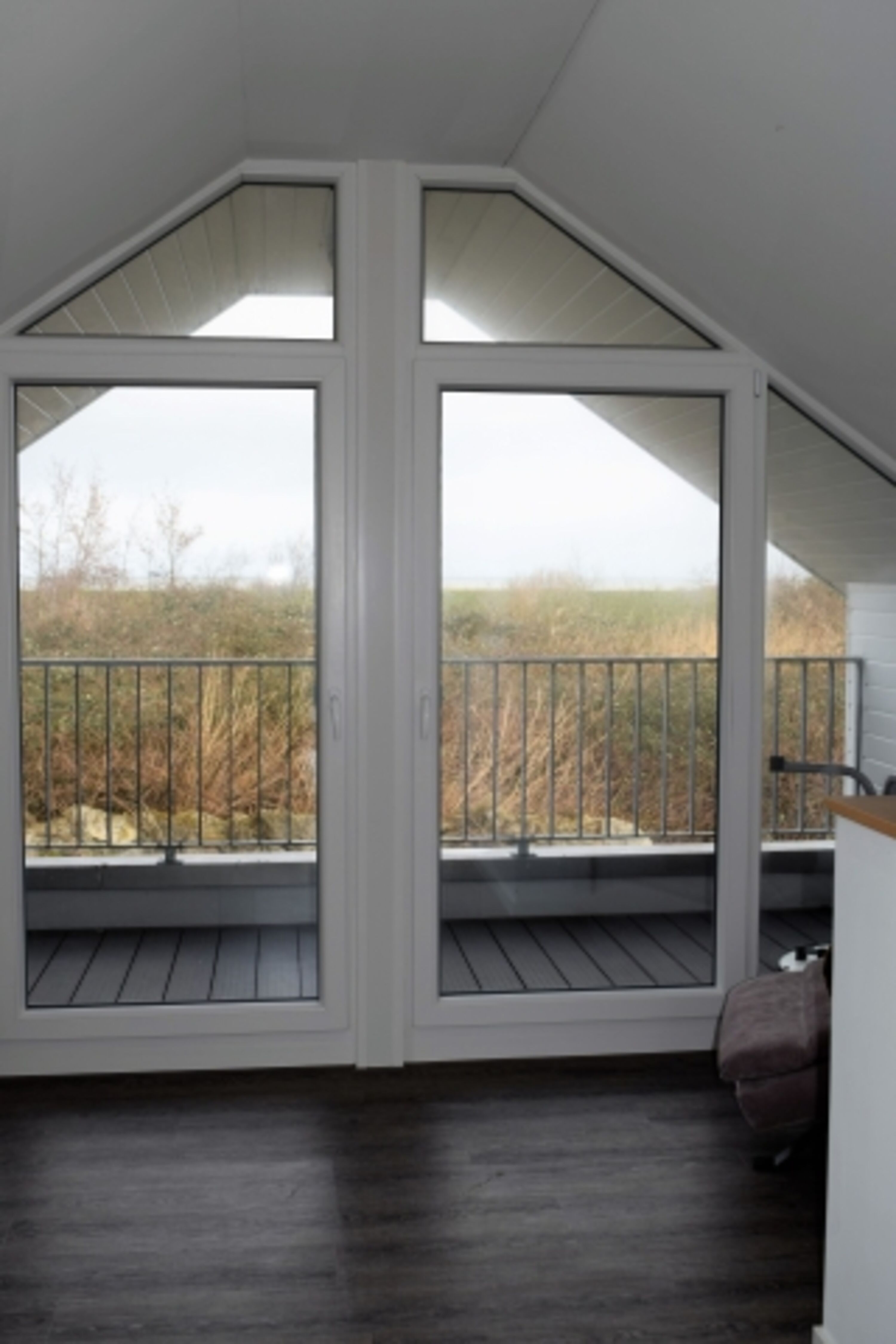 Blick auf die Loggia