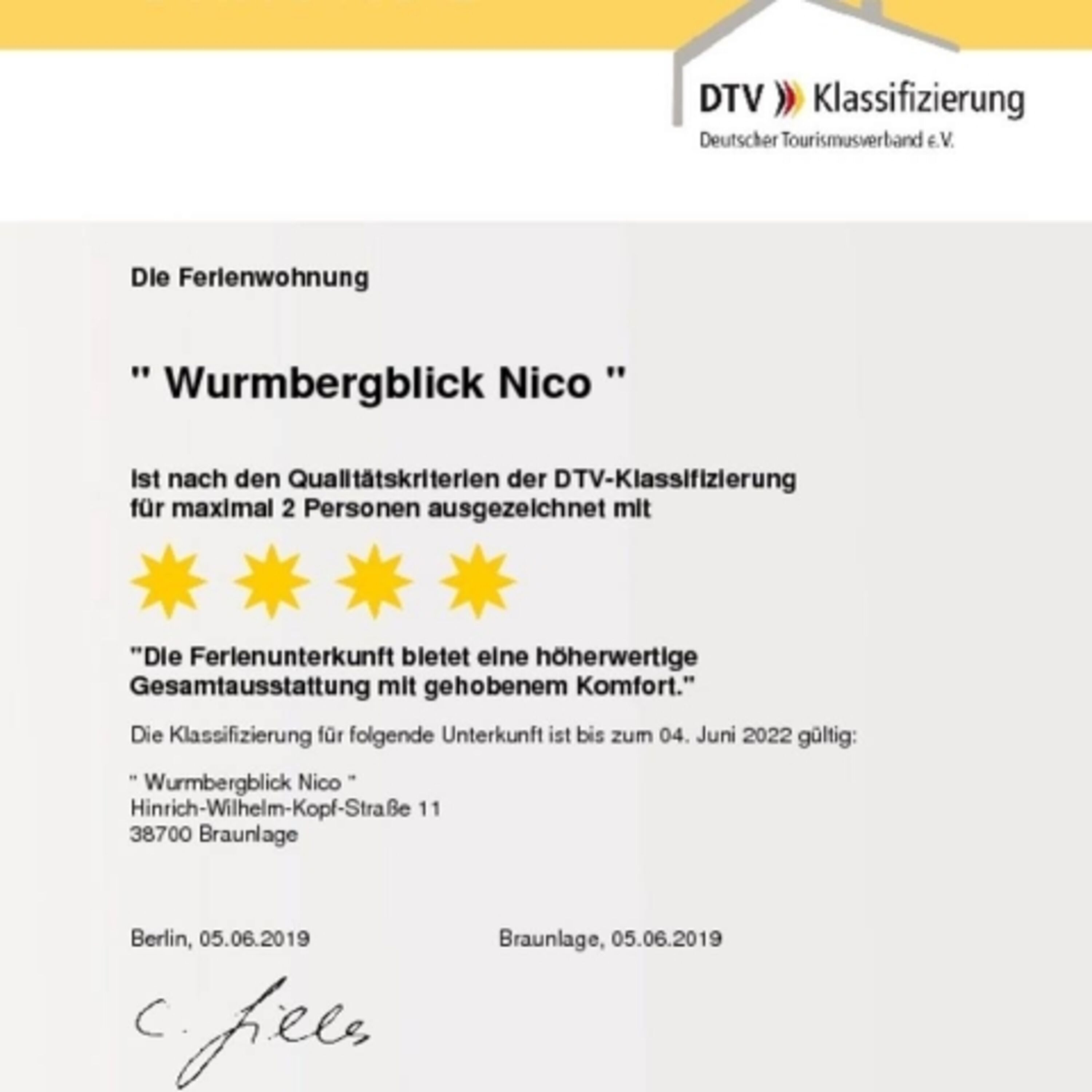 DTV Klassifizierung