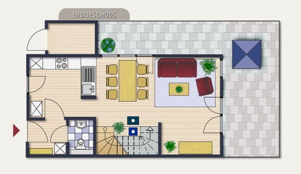 Grundriss Erdgeschoss