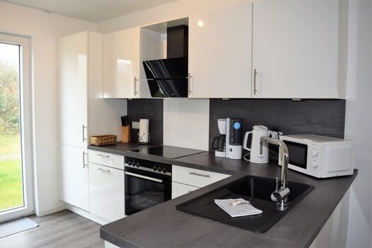 moderne, voll ausgestattet Einbauküche