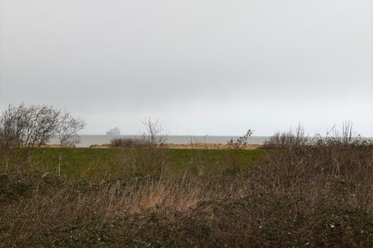 Meerblick von der Loggia im Dachgeschoss