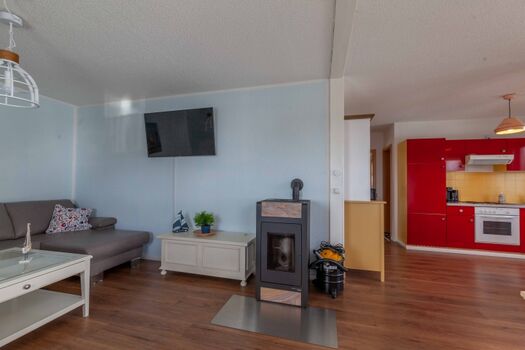 WZ und Küche offenes Wohnkonzept