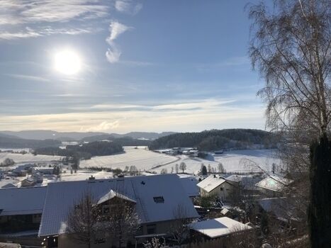 Blick aus dem Schlafzimmer