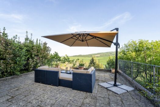 Relaxen mit Aussicht auf das Tal