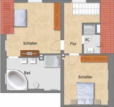 Grundriss Obergeschoss