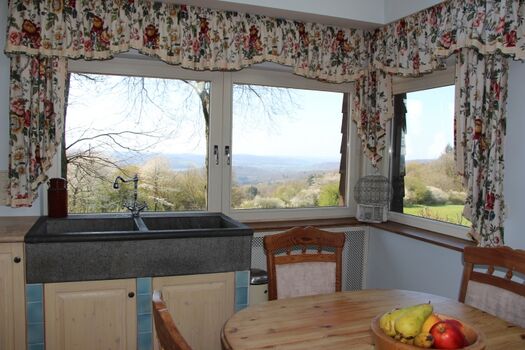 Panoramafenster in der Küche