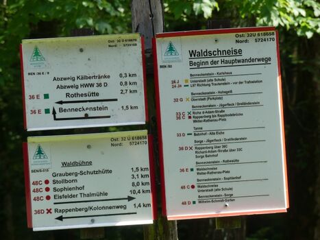 Wanderwege direkt vor der Türe