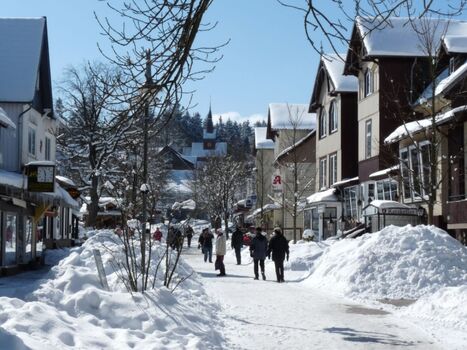 Fußgängerzone Hahnenklee im Schnee