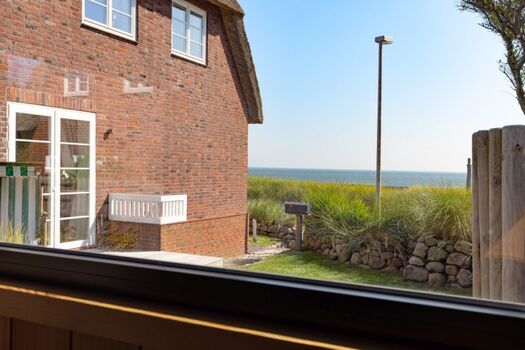 Sauna im Garten mit Meerblick