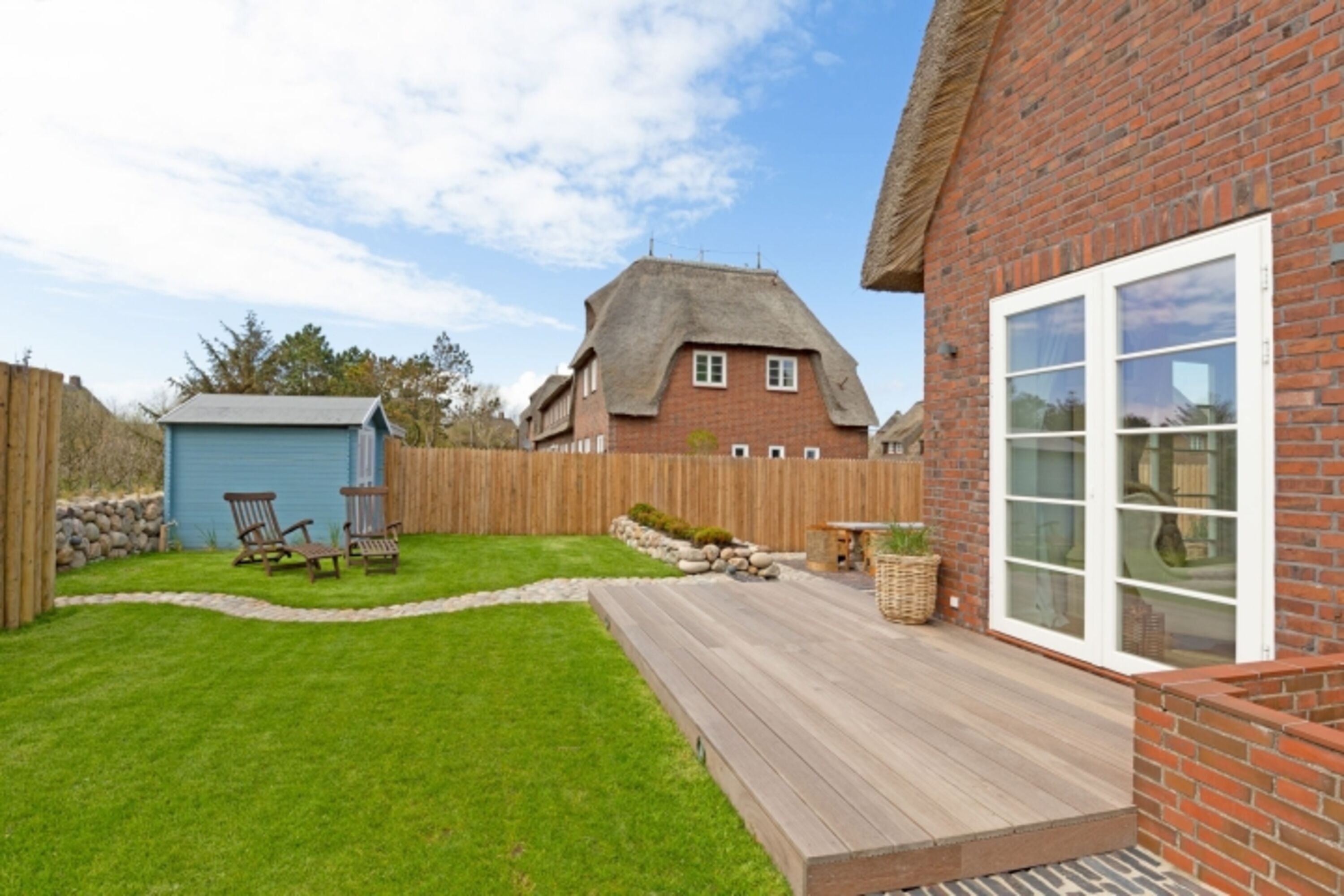 Terrasse und Garten