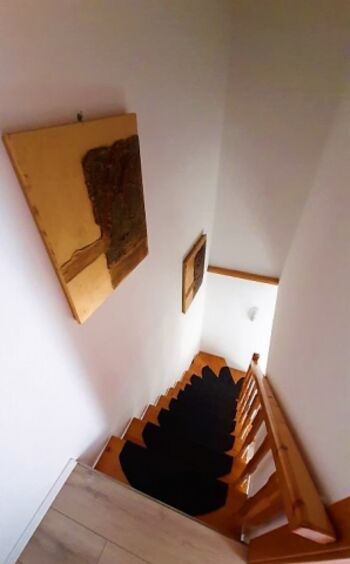 Treppe in oberer Etage