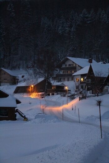 an manchen Tagen im Winter