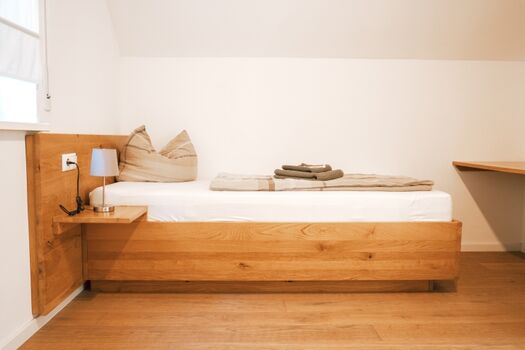 Schlafzimmer mit 2 Einzelbetten