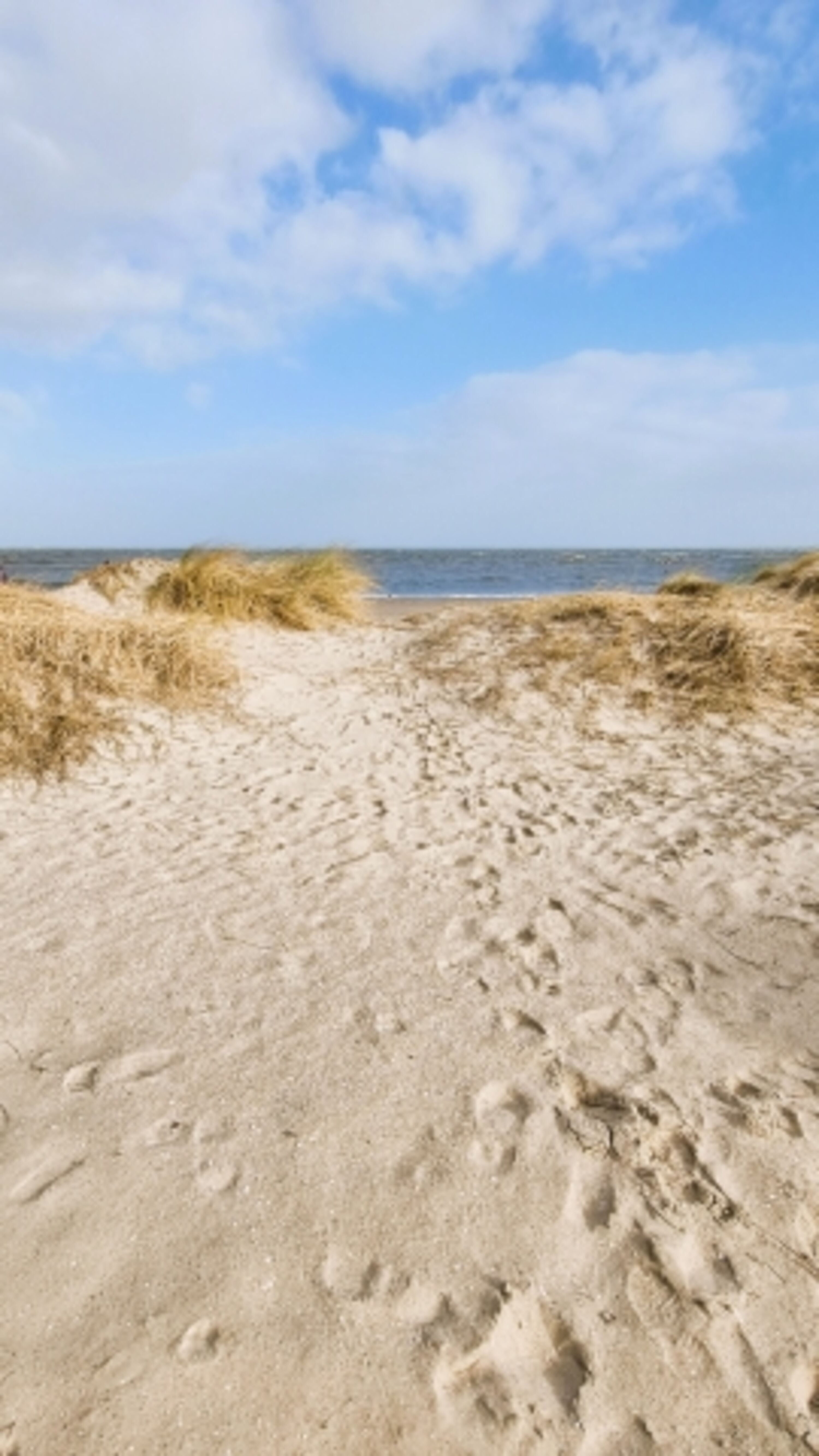 weißer Sandstrand