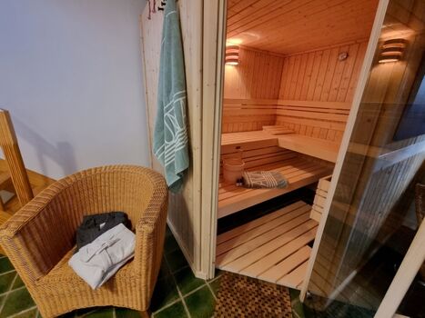 Eingang Sauna