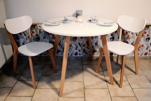 Kaffeetisch in der Küche