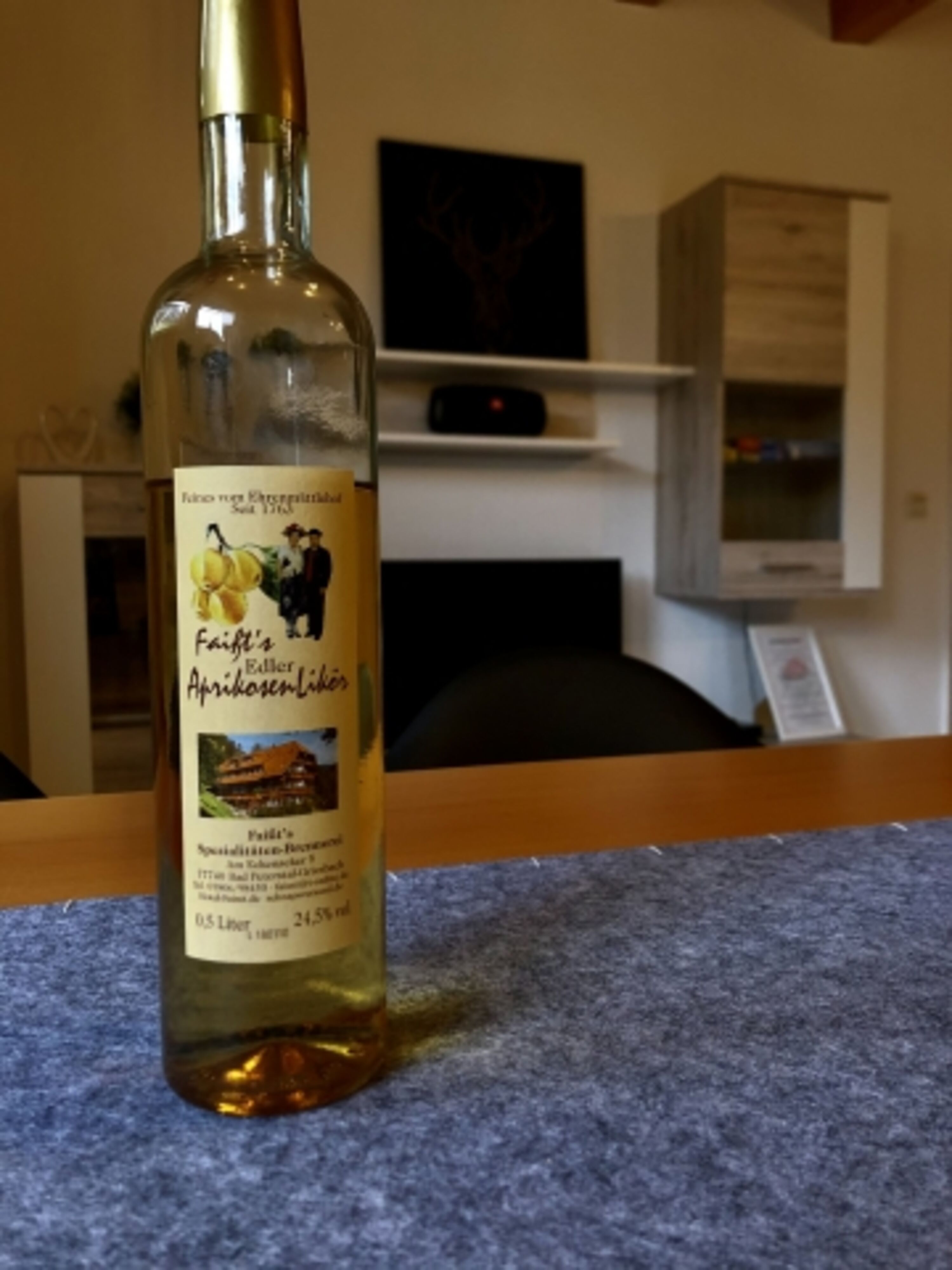 Hauseigene Brennereiprodukte