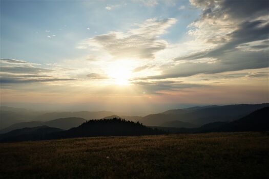 Sonnenuntergang Roßbühl