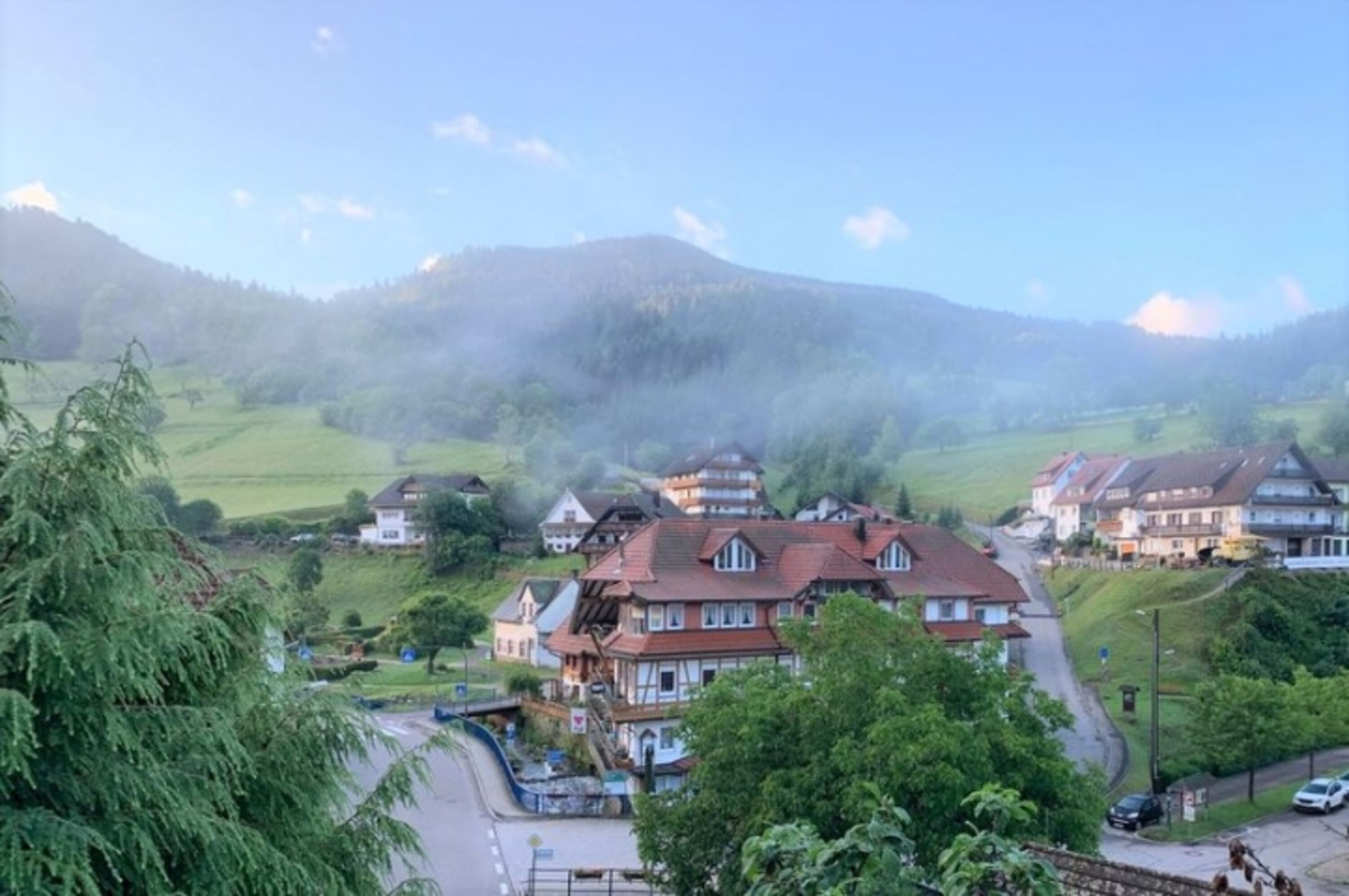 Ansicht auf das Kurparkhotel Faißt