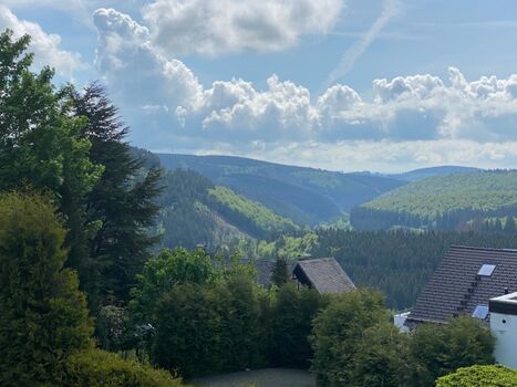 Landschaftsblick im Sommer