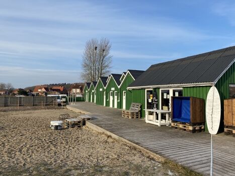 Fischerhütten in Hohwacht 