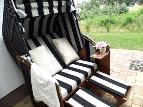 Unser Strandkorb vom Korbwerk Heringsdorf